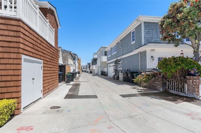 1710 Plaza Del Norte, Newport Beach, CA 92661 - view of concrete alley with a residential view