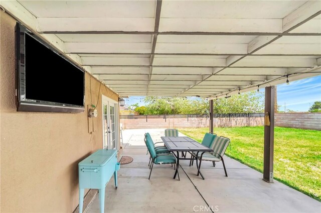 38714 Puerta Ave, Palmdale, CA 93550 - view of patio / terrace featuring outdoor dining space