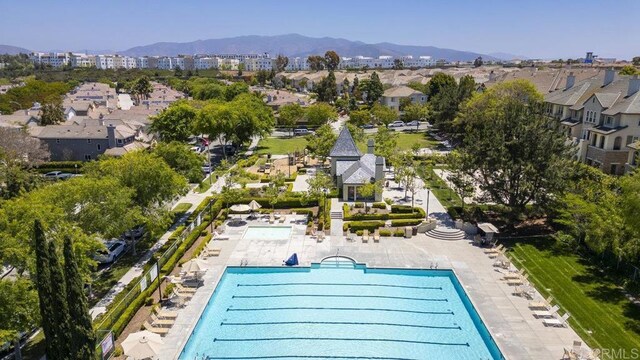 1444 Wooden Valley St, Chula Vista, CA 91913 - aerial view of residential area with mountains