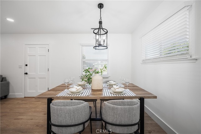6131 Chickasaw Dr, Westminster, CA 92683 - dining area featuring wood finished floors and baseboards