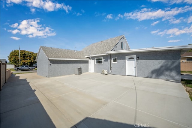 6131 Chickasaw Dr, Westminster, CA 92683 - view of front of house with a patio, stucco siding, and fence