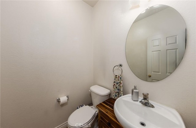 7840 La Cresta St, Highland, CA 92346 - half bath featuring a sink and toilet