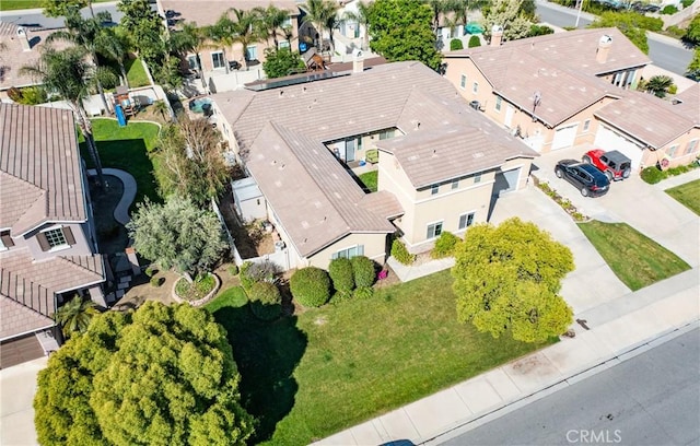 7840 La Cresta St, Highland, CA 92346 - aerial perspective of suburban area