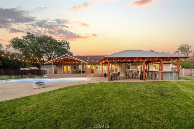 40 Gunter Ln, Oroville, CA 95966 - rear view of house featuring a patio area