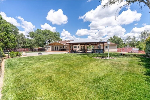 40 Gunter Ln, Oroville, CA 95966 - back of property featuring a gazebo and a patio