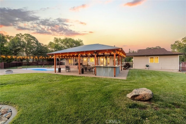 40 Gunter Ln, Oroville, CA 95966 - rear view of house with a patio area