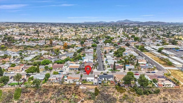 7977 Pala St, San Diego, CA 92114 - aerial view of residential area featuring a mountainous background