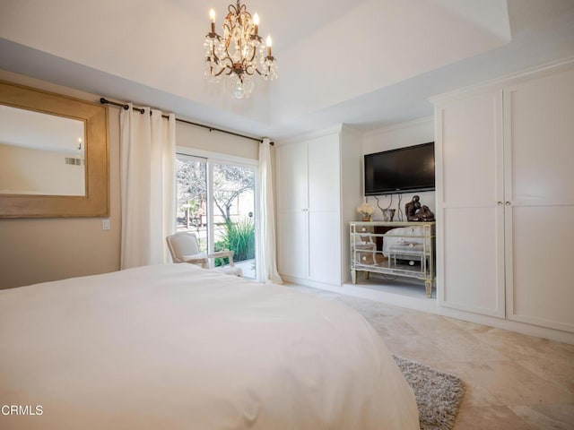 2956 Wauneta St, Newbury Park, CA 91320 - bedroom featuring a chandelier