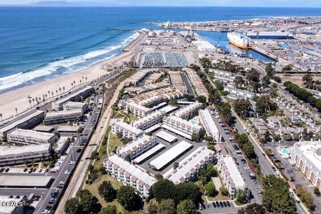 aerial overview of property's location with a large body of water