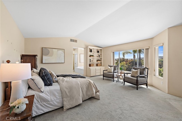 28881 Via Hacienda, San Juan Capistrano, CA 92675 - bedroom with carpet flooring and lofted ceiling