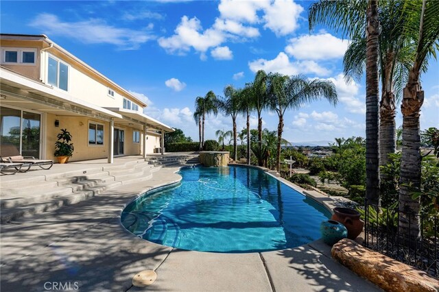 18660 Sunset Knoll Dr, Riverside, CA 92504 - outdoor pool with a patio area