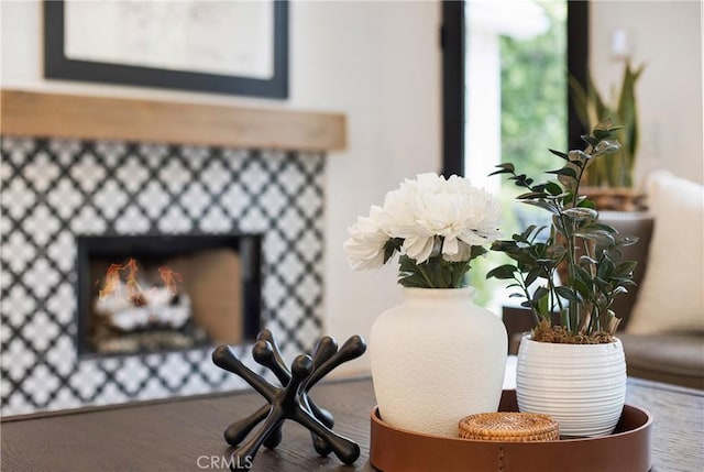 6 Shively Rd, Ladera Ranch, CA 92694 - detailed view of a warm lit fireplace