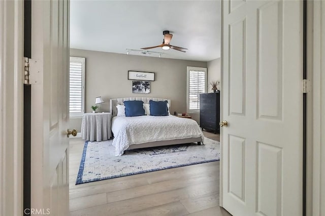 536 Granite Hills St, Simi Valley, CA 93065 - bedroom featuring wood finished floors and ceiling fan