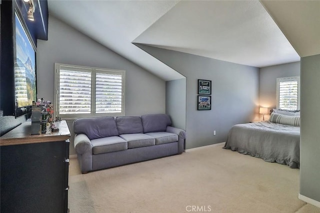 536 Granite Hills St, Simi Valley, CA 93065 - carpeted bedroom with vaulted ceiling and baseboards