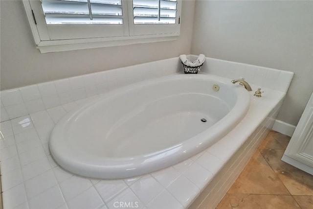 536 Granite Hills St, Simi Valley, CA 93065 - full bathroom featuring a garden tub and tile patterned flooring