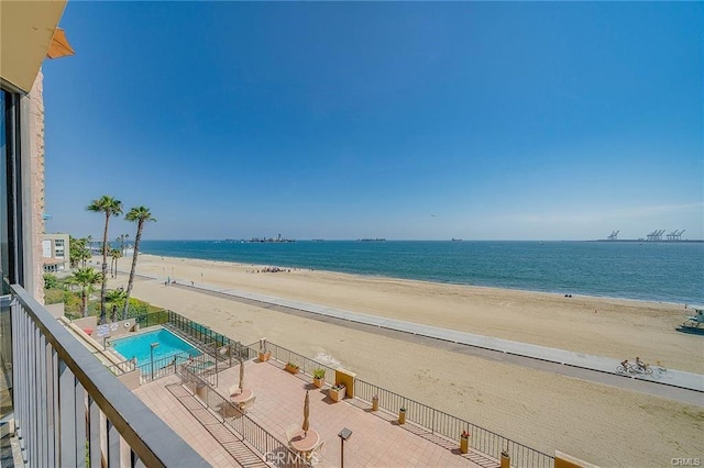 1750 E Ocean Blvd Unit 511, Long Beach, CA 90802 - water view featuring nearby beach