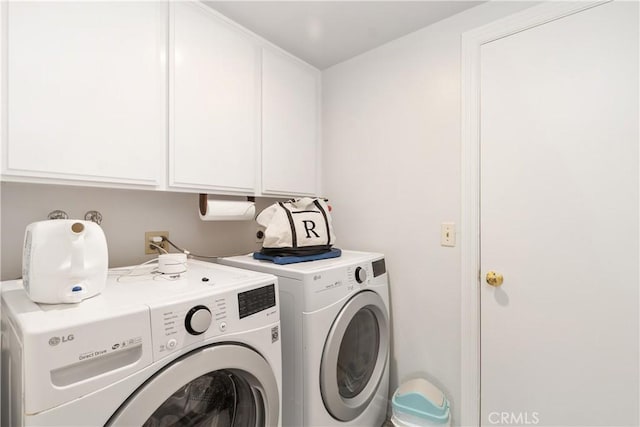 18 Blazing Star, Irvine, CA 92604 - clothes washing area with cabinet space and washer and clothes dryer