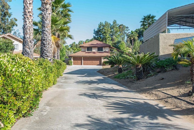 2432 Live Oak Rd, Escondido, CA 92029 - view of front facade featuring concrete driveway