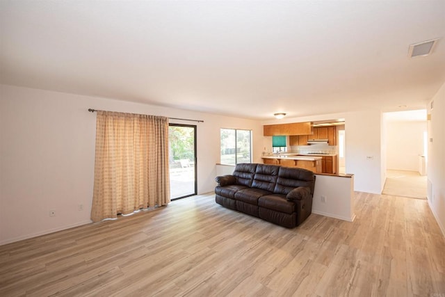 2432 Live Oak Rd, Escondido, CA 92029 - living area with light wood-style floors and baseboards