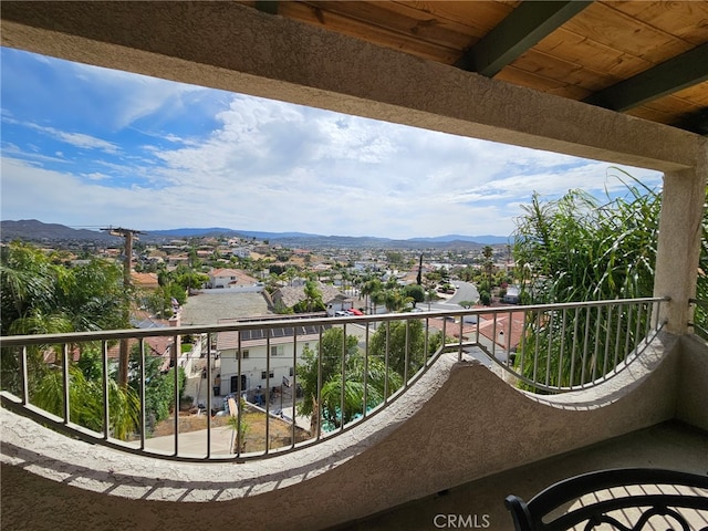 28856 Yosemite Pl, Canyon Lake, CA 92587 - balcony with a mountain view and a residential view