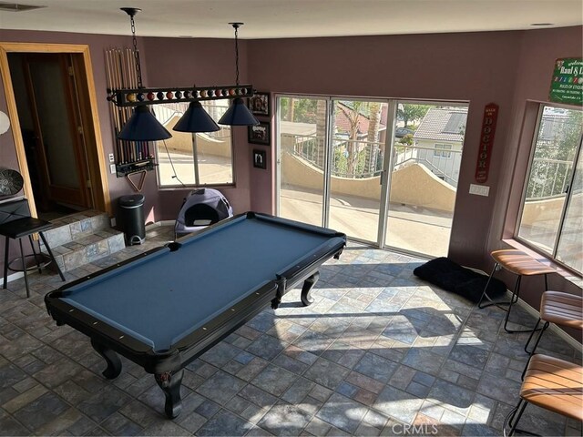28856 Yosemite Pl, Canyon Lake, CA 92587 - game room with billiards and baseboards