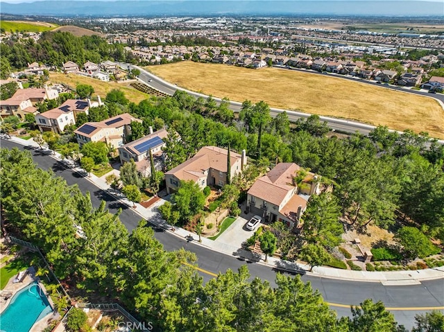 5176 Glenview St, Chino Hills, CA 91709 - aerial view of property and surrounding area with nearby suburban area and a pool