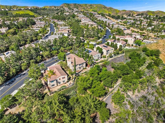 5176 Glenview St, Chino Hills, CA 91709 - aerial overview of property's location with nearby suburban area and mountains