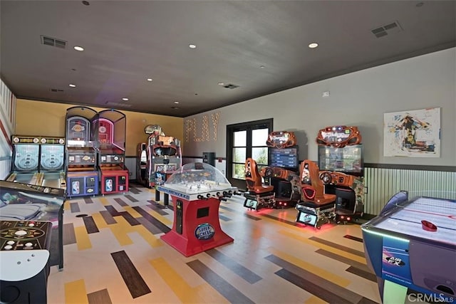 1201 Lasso Way Unit 202, Rancho Mission Viejo, CA 92694 - playroom with french doors and recessed lighting