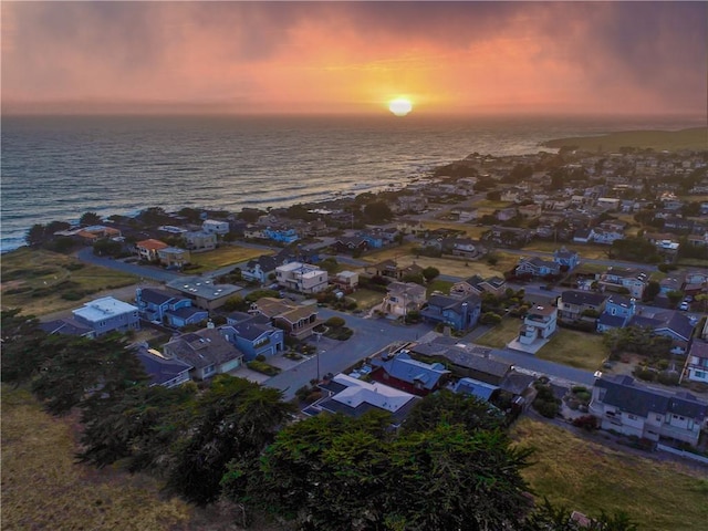 1850 Laurel Pl, Cambria, CA 93428 - aerial view of property's location with a large body of water and nearby suburban area