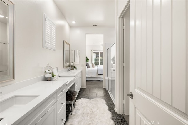 4699 S Moneta Privado, Ontario, CA 91761 - ensuite bathroom with vanity and recessed lighting