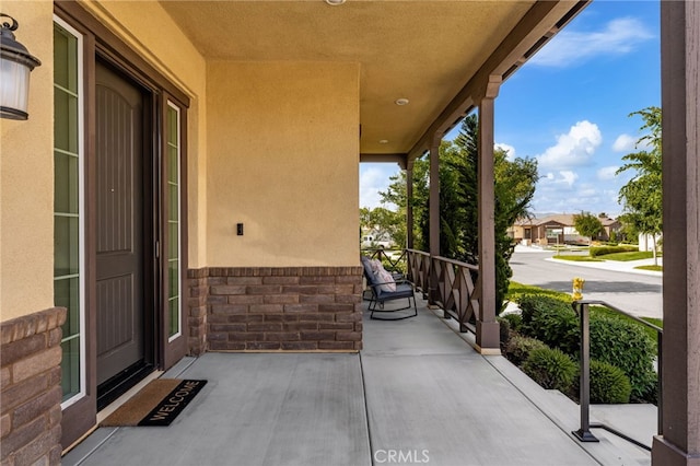 4699 S Moneta Privado, Ontario, CA 91761 - view of patio / terrace featuring a porch
