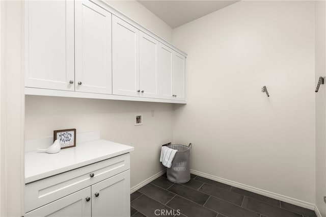 4699 S Moneta Privado, Ontario, CA 91761 - clothes washing area with cabinet space, baseboards, and hookup for a washing machine