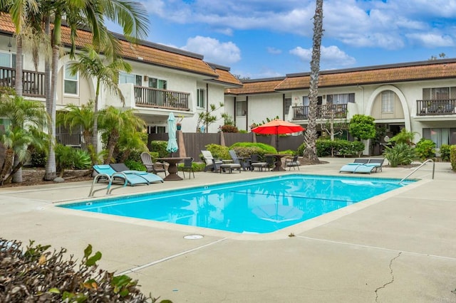 2929 Fire Mountain Dr Unit 9, Oceanside, CA 92054 - community pool featuring a patio