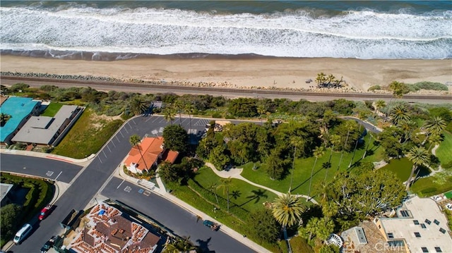 3805 Vista Azul, San Clemente, CA 92672 - aerial view of property and surrounding area featuring waterfront with a beach