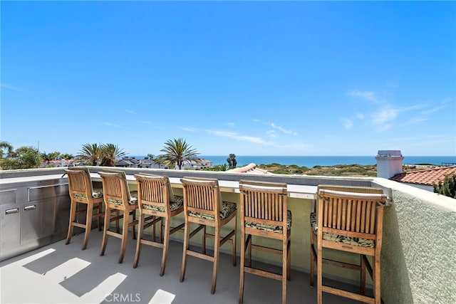3805 Vista Azul, San Clemente, CA 92672 - view of patio / terrace featuring a water view