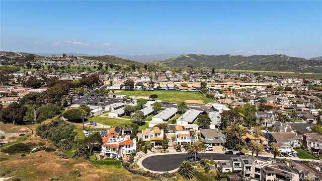 3805 Vista Azul, San Clemente, CA 92672 - aerial view of property's location featuring nearby suburban area and a mountainous background
