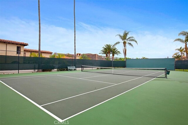 3805 Vista Azul, San Clemente, CA 92672 - view of tennis court with community basketball court and fence