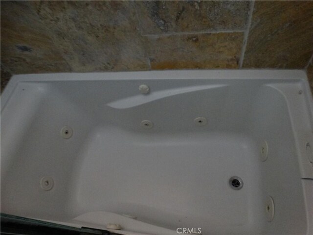 bathroom view of a whirlpool tub