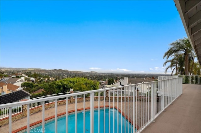 3808 E Summitridge Ln, Orange, CA 92867 - balcony with view of pool