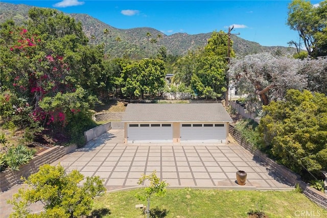 152 Spinks Canyon Rd, Bradbury, CA 91008 - detached garage with a mountain view