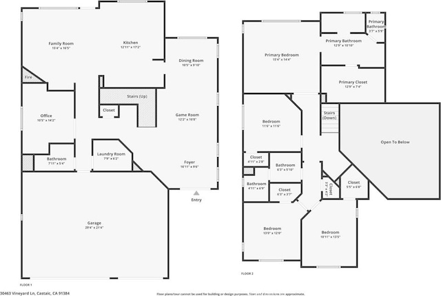 30463 Vineyard Ln, Castaic, CA 91384 - home floor plan