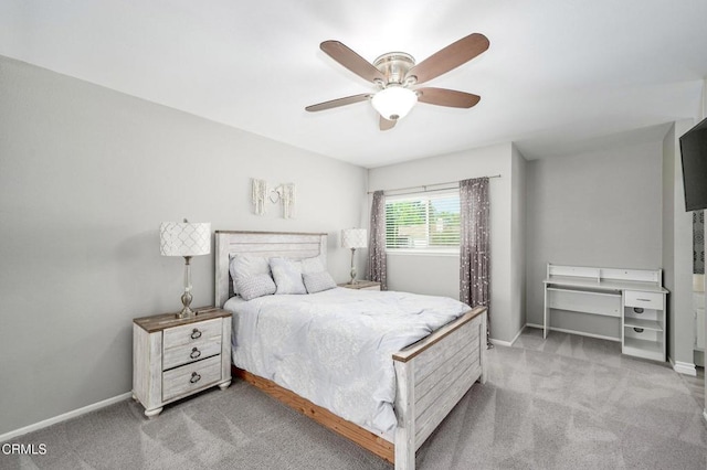 14886 Reedley St Unit A, Moorpark, CA 93021 - bedroom featuring carpet floors and ceiling fan