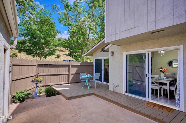 14886 Reedley St Unit A, Moorpark, CA 93021 - view of patio featuring a wooden deck