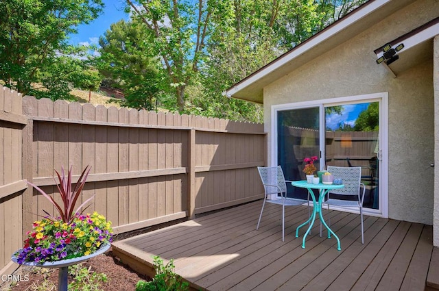 14886 Reedley St Unit A, Moorpark, CA 93021 - view of wooden terrace
