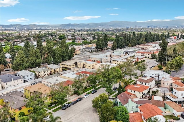 4235 Garthwaite Ave, Los Angeles, CA 90008 - drone / aerial view of a mountain backdrop