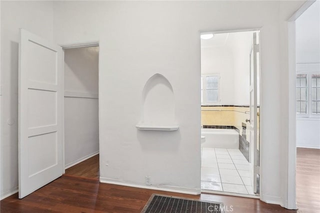 4235 Garthwaite Ave, Los Angeles, CA 90008 - bathroom with wood finished floors and plenty of natural light