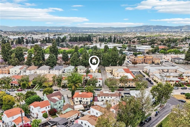 4235 Garthwaite Ave, Los Angeles, CA 90008 - drone / aerial view of a mountain backdrop