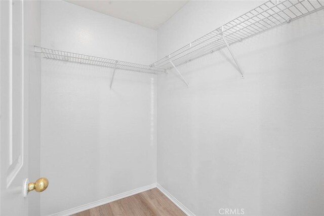 14271 Blackstone St, Hesperia, CA 92345 - walk in closet featuring light wood-type flooring