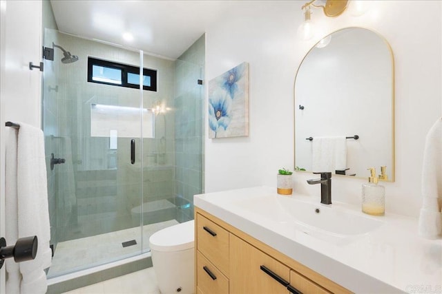 2464 Haller St, San Diego, CA 92104 - bathroom with a shower stall, toilet, and vanity