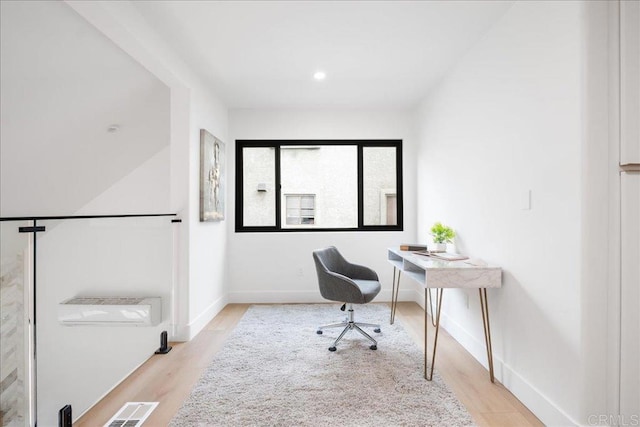 2464 Haller St, San Diego, CA 92104 - office featuring wood finished floors and recessed lighting
